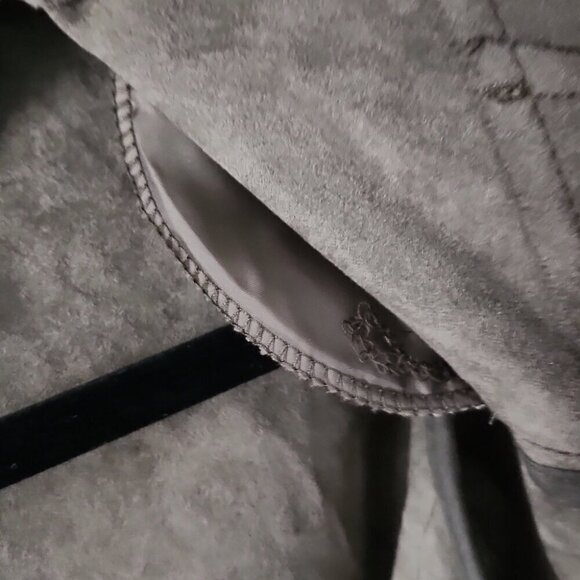 BLANK NYC | Faux suede jacket open front military green sz 1X - Picture 6 of 6